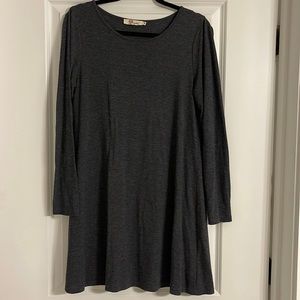 Aryeh long sleeve gray dress